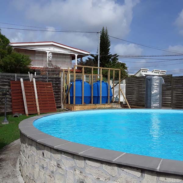 Installation de systèmes de stockage d’eau potable Martinique